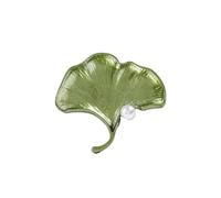 Flower Shaped Brooch Green Peony Brooch For Woman Flower Lapel Pins Chinese Party Wedding Suit Coat Jewelry(Color 7)