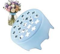 Flower Stem Holder - 8x8x4.2cm Silicone Floral Grid, Reusable Vase Insert