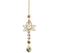Flower Suncatchers With Crystal For Window Hanging Garden Decorations Flower Ornaments Hanging Sunlight Reflection
