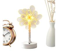 Flower Table Lamp - Battery Operated Warm Glow LED Nightlight