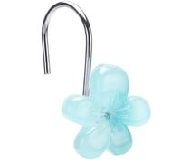 Flower Themed Shower Curtain Hooks Glow in The Dark Bathroom Decor for Kids Unique Simple Look Decorative Shower Curtain Han
