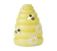 Flower Vase - Resin Bee Daisy Table Centerpiece | Modern Small Decorative Vase for Dining Table, Floral Arrangements, Bouquets, Bedroom, Living Room, Kitchen, Offices, Wedding and Party Decor