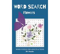 Flower Word Search Puzzle Book: Brain-Boosting Activity Book (Unique Flower Names, Flower Vocab), Easy Family Fun Activity