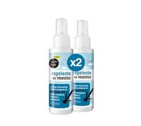 FLOWER x 2 Repelente Mosquitos Aerosol | Spray Protector Insectos, Mosquito Tigre, Garrapatas | Protección 8 Horas Cuerpo y Cara | Fórmula Potente Sin Componentes Dañinos