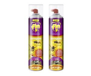FLOWER x2 Insecticida Avispa Asiática Exterior Largo Alcance 5 Metros | Spray 800 ML Repelente Avispones, Nidos de Avispas y Avisperos Súper Concentrado | Eliminación Inmediata Avispas