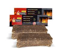 FLOWER x2 Tronco Deshollinador Autolimpieza Chimeneas y Estufas 1,5 KG | Elimina y Previene Acumulación Hollín | Arde 2,5 Horas | Fácil de Usar | Reduce Consumo Combustible | Evita Incendios y Atascos