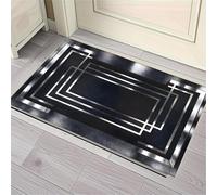 flowereyes Alfombra 3D Ilusión Óptica Pozo de Piedra con Musgo, Alfombras 3D para Alfombrilla de Baño