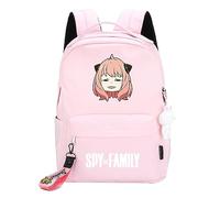 flowereyes Anime Spy x Family Mochila Anya Forger Bolsa de Estudiante Kawaii Caricatura Bolsa de Viaje Bolsa Escolar Portátil