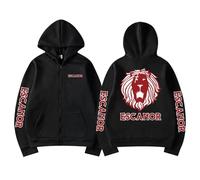 flowereyes Hombres Mujeres The Seven Deadly Sins Cremallera Sudadera con Capucha Cosplay Escanor Lion's Sin of Pride Sudadera con Capucha Chaqueta Autumn Streetwear Hooded Sudadera con Capucha