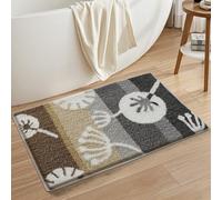 flowereyes Lindo Estilo de Dibujos Animados de imitación de Cachemira Estera Absorbente no resbaladiza Aislamiento en frío Suave Alfombra Decorativa para la Entrada del baño Lado del Dormitorio