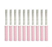 Floweringbeter 10 limas de afilar para sierra de cadena de 4,8 mm, piedra de molienda para amoladora eléctrica, compatible con cadena pequeña 325 y cadena grande de 8 formas cilíndricas (5,5 mm)