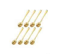 Floweringbeter 8 cucharas pequeñas de acero inoxidable para tarros de especias, sal, azúcar, pimienta, miel