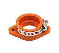 Floweringbeter Adaptador de entrada de carburador de goma ABS para carburadores PWK Series 21 30 32 34 35 40 mm utilizados en motocicletas todoterreno (40 mm naranja)