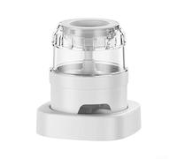 Floweringbeter Amoladora compacta cargada por USB para aplicaciones de cocina doméstica con motor de 10000 RPM y carga simple de ingredientes (blanco)