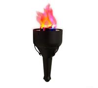 Floweringbeter Antorcha de simulación de llama LED 4 en 1 con uso de mano y colgante para iluminación cálida, adecuada para fiestas, camping y uso general