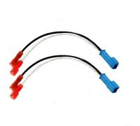Floweringbeter Arnés del conector del altavoz del audio del coche para BMW y los modelos con la construcción del ABS y la interfaz del tablero de instrumentos de 2 pines