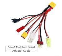 Floweringbeter Cable adaptador para carga paralela de batería RC con conector XT60 a conector T y cable terminal SM2P adecuado para varios modelos de vehículos RC y aviones