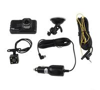 Floweringbeter Cámara de salpicadero de 3 pulgadas 1080P con doble lente, sensor de gravedad y función de estacionamiento de 24 horas para mayor seguridad del vehículo (antes de 720P)