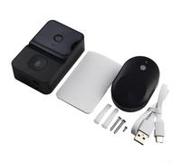 Floweringbeter Cámara de timbre de video inalámbrico con intercomunicador de voz bidireccional y notificación de teléfono para sistemas compatibles con anillo (negro)