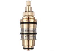 Floweringbeter Cartucho de válvula termostática de cobre diseñado para una regulación precisa de la temperatura del agua de 20 °C a 90 °C para grifos residenciales y comerciales (D)