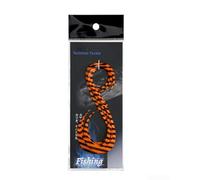 Floweringbeter Cebo tipo S Streamer con falda de silicona reflectante UV para una acción suave e imitación efectiva del movimiento de presa viva (C8)