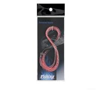 Floweringbeter Cebo tipo S Streamer con falda de silicona reflectante UV para una acción suave e imitación efectiva del movimiento de presa viva (C7)