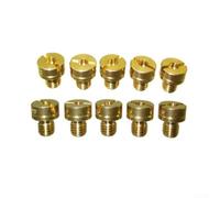 Floweringbeter Chorros principales para carburadores Mikuni 10 opciones de tamaño #155 a #205 M5x0.75 rosca rosca tapa diámetro 8mm metal sólido