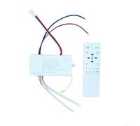 Floweringbeter Controlador de luz de ventilador de techo con 6 ajustes de velocidad, función de oscilación y atenuación continua 200-240 V (B)