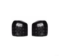 Floweringbeter Cubierta de espejo de coche compatible con Land Rover Defender 90 110 130 2020 2024 añade protección y perfecciona el estilo exterior (negro brillante)