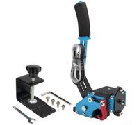 Floweringbeter Freno de mano USB de 16 bits para PC con Windows para títulos de carreras, incluyendo Dirt Rally WRC ETS2 CARS 2 3 con soporte Logitech (azul)