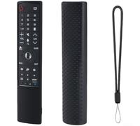Floweringbeter Funda de silicona para mando a distancia de TV para LG AN-MR700 que ofrece protección confiable, agarre suave y luminoso para funcionamiento de habitación tenue (negro)
