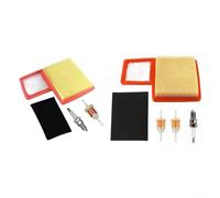 Floweringbeter Huskey Kit de servicio de carrito de golf con filtro de aire JN6-E4450-01, filtro de combustible y juego de chispas compatible con Drive2DR2A 2017, 4 piezas (B)