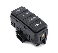 Floweringbeter Interruptor de botón del volante con control de volumen de crucero y audio para Ford F-150 2011-2014 para FL1T-9E740-DBW, accesorio interior ABS negro