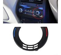 Floweringbeter Interruptor de control de clima trasero derecho anillo decorativo 61319290751 para modelos de chasis BMW F01 F02 F04 F06 F10 F11 F15 F16 F18