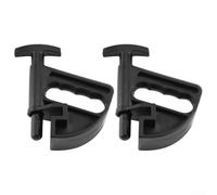 Floweringbeter Juego de 2 abrazaderas para neumáticos, herramienta auxiliar de montaje de neumáticos fácil de usar con mecanismo de resorte, se adapta a la mayoría de llantas de coche y motocicleta