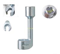 Floweringbeter Juego de llaves de vaso de inyector de combustible tipo L para Mercedes diseñadas para tuberías de inyector en forma de L sin dañar los componentes circundantes (F)