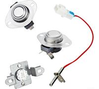 Floweringbeter Juego de piezas de secadora LG para CDE3379WN DLE0332W DLE0442G DLE0442W incluyendo limitador de temperatura de secadora 6931EL3003D y controladores relacionados