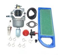 Floweringbeter Kit de carburador para motores de gas pequeños que van desde 14.5HP a 21HP con compatibilidad para 796109 591731 594593 para tractor de césped y uso de astilladora