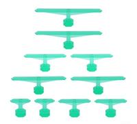 Floweringbeter Kit de reparación de abolladuras de hoja extraíble automotriz 10PCS para corrección de abolladuras superficiales en paneles de cuerpo de aluminio de acero sin repintado (verde)