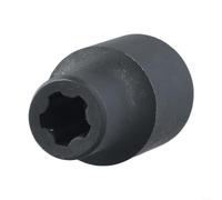 Floweringbeter Llave de enchufe de extracción de tapa de batería de acero fuerte con 5 dientes para tornillos de tapa de batería Tesla, proporcionando una extracción eficaz sin deformación