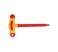Floweringbeter Llave hexagonal aislada recubierta de TPE, herramienta estándar de seguridad de 1000 V, compatible con múltiples tamaños desde hasta T40 (T40)