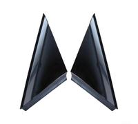 Floweringbeter Moldura del pilar del guardabarros del espejo de la ventana delantera para Hyundai Sonata 2015-2019, lado derecho 86180-C1100, moldura de esquina negra derecha