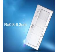 Floweringbeter Muestra de comparación de rugosidad de mecanizado de torno con material inoxidable de aleación de níquel para una detección rápida y evaluación del proceso de tratamiento previo