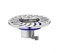 Floweringbeter Núcleo de drenaje para suelos con prevención de reflujo, adecuado para uso en cocina y baño, cobre hecho para una larga vida útil (plata)