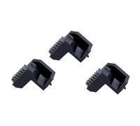 Floweringbeter Paño limpiador de cabezal de impresión Bambu-Lab con cepillo de silicona montado para P1P P1S X1 X1C para impresora 3D (paquete de 3)