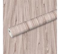Floweringbeter Papel pintado del PVC con estilo nórdico del aspecto natural del grano de madera para el uso interior de la pared en el dormitorio de la sala de estar y comedor (C)