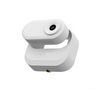 Floweringbeter Paquete de 360 cámaras de acción panorámica 4K para motocicleta, compacta, impermeable, HD, para aventuras al aire libre, carcasa ABS integrada con funda de carga magnética (blanco)