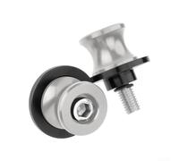Floweringbeter Perno extractor de 8 mm para motocicleta con función de elevación de rueda trasera con soporte central para cadena y neumáticos (plata-8 mm)