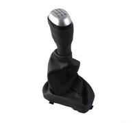 Floweringbeter Pomo de cambio manual con montaje de base de soporte para Renault Logan II 2013 2022, ajuste personalizado para una integración perfecta con el interior del vehículo
