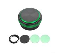 Floweringbeter Pomo de freno de aluminio mecanizado CNC para ABU Garcia para REVO para carrete de pesca TORO Baitcasting incluye junta y juego de anillos de goma (negro verde)